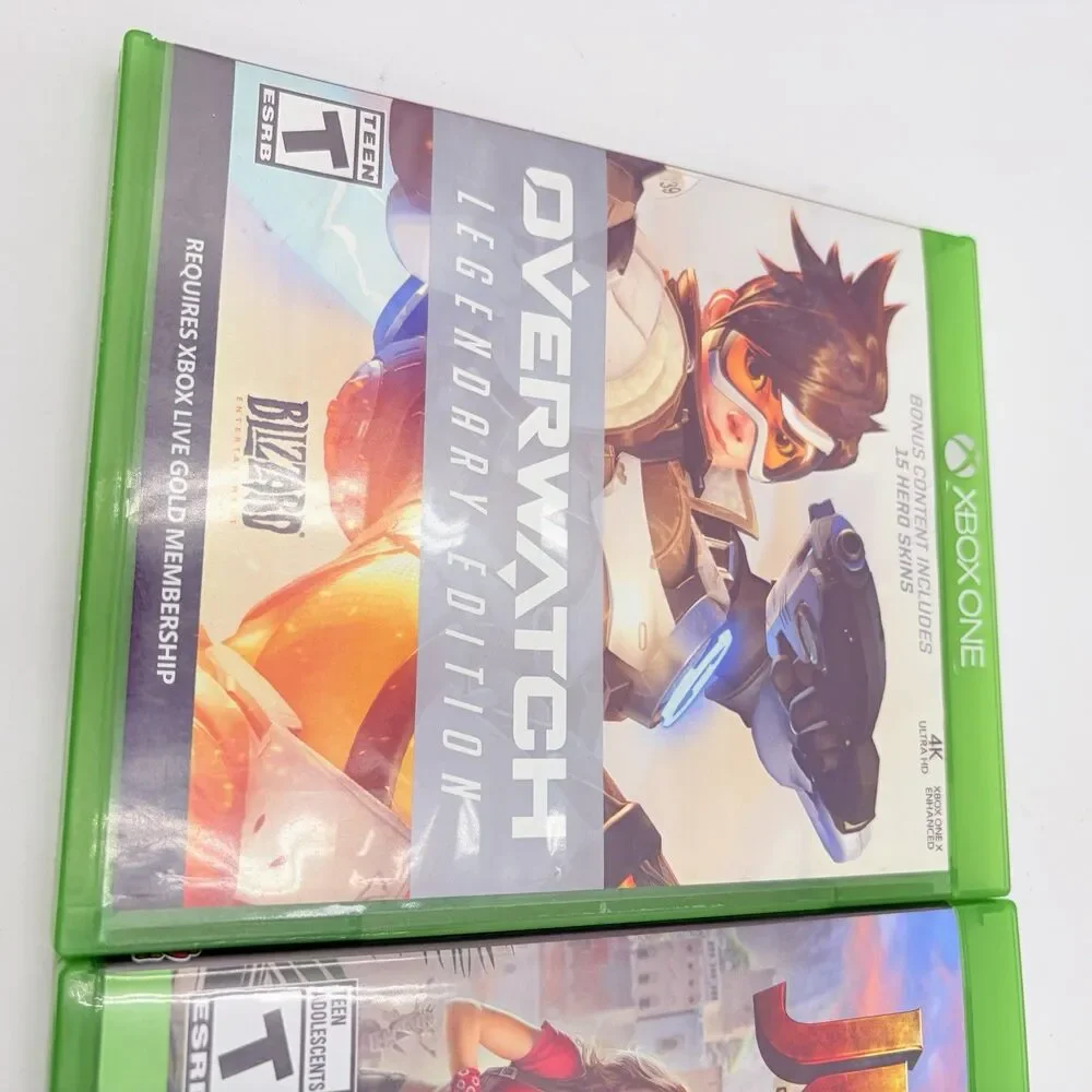 XBOX ONE Game Lot OVERWATCH Legendary Edition JUMANJI KART RACERS 2